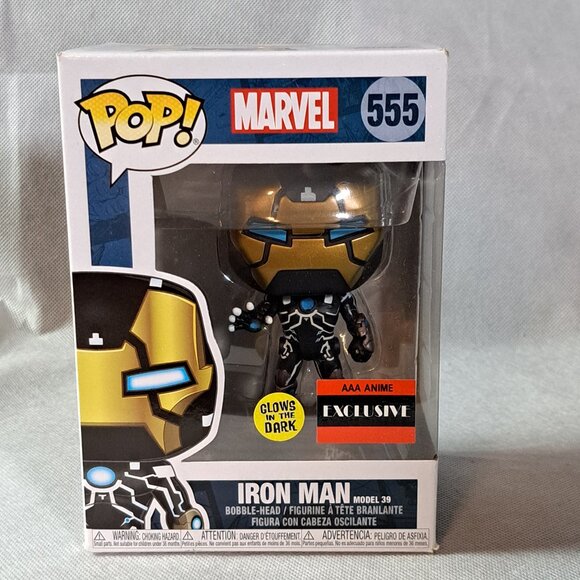 Funko Pop! Vinyl: Marvel Iron Man Model 39 #555 AAA Exclusive Brand New - Picture 1 of 13